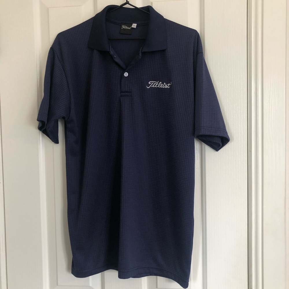 🌿 TITLEIST 🌿 mens golf sports shirt size L - Picture 1 of 3